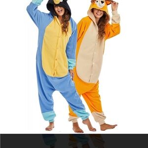 Blue and Yellow Women's Jacket